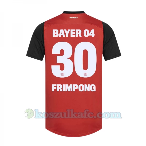 Koszulka Piłkarska Bayer 04 Leverkusen Frimpong #30 2024-25 Domowa Męska