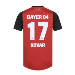Koszulka Piłkarska Bayer 04 Leverkusen Kovar #17 2024-25 Domowa Męska