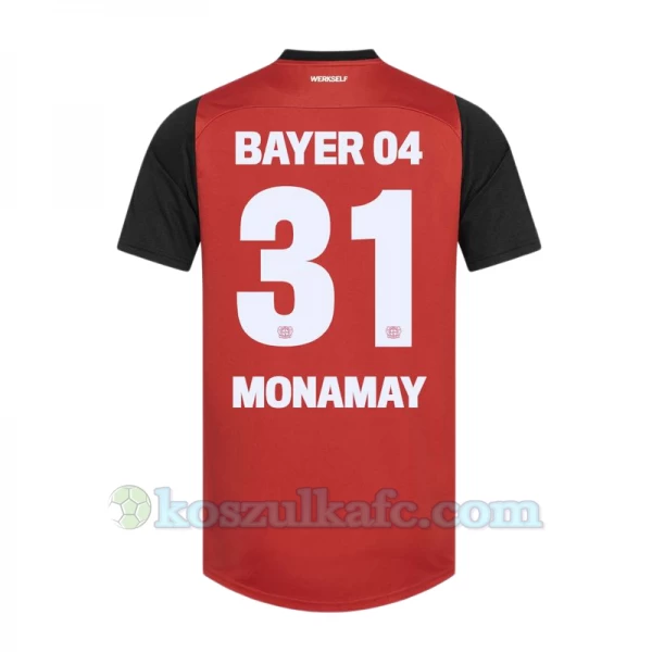 Koszulka Piłkarska Bayer 04 Leverkusen Monamay #31 2024-25 Domowa Męska