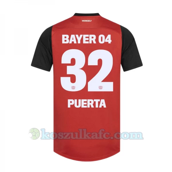 Koszulka Piłkarska Bayer 04 Leverkusen Puerta #32 2024-25 Domowa Męska