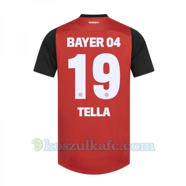 Koszulka Piłkarska Bayer 04 Leverkusen Tella #19 2024-25 Domowa Męska