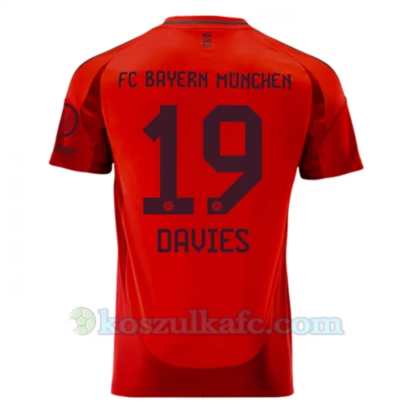 Koszulka Piłkarska Bayern Monachium Alphonso Davies #19 2024-25 Domowa Męska