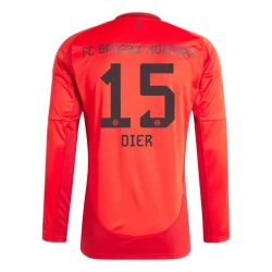 Koszulka Piłkarska Bayern Monachium Dier #15 2024-25 Domowa Męska Długi Rękaw