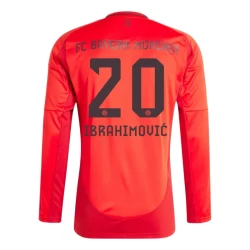 Koszulka Piłkarska Bayern Monachium Ibrahimovic #20 2024-25 Domowa Męska Długi Rękaw