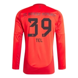 Koszulka Piłkarska Bayern Monachium Tel #39 2024-25 Domowa Męska Długi Rękaw