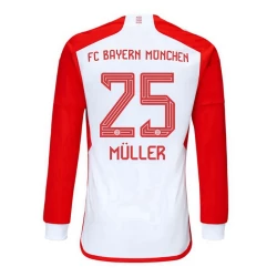 Koszulka Piłkarska Bayern Monachium Thomas Müller #25 2023-24 Domowa Męska Długi Rękaw