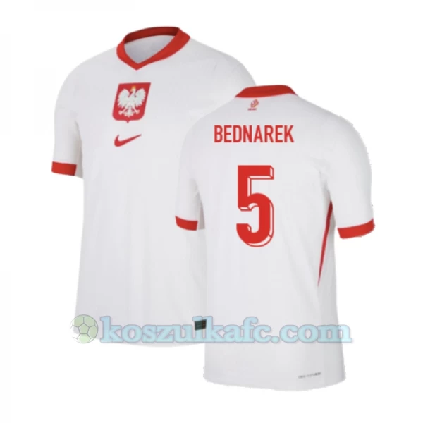 Koszulka Piłkarska Bednarek #5 Polska Mistrzostwa Europy 2024 Domowa Męska