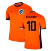 Koszulka Piłkarska Bergkamp #10 Holandia Mistrzostwa Europy 2024 Domowa Męska