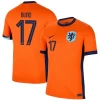 Koszulka Piłkarska Blind #17 Holandia Mistrzostwa Europy 2024 Domowa Męska