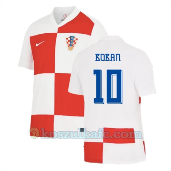Koszulka Piłkarska Boban #10 Chorwacja Mistrzostwa Europy 2024 Domowa Męska