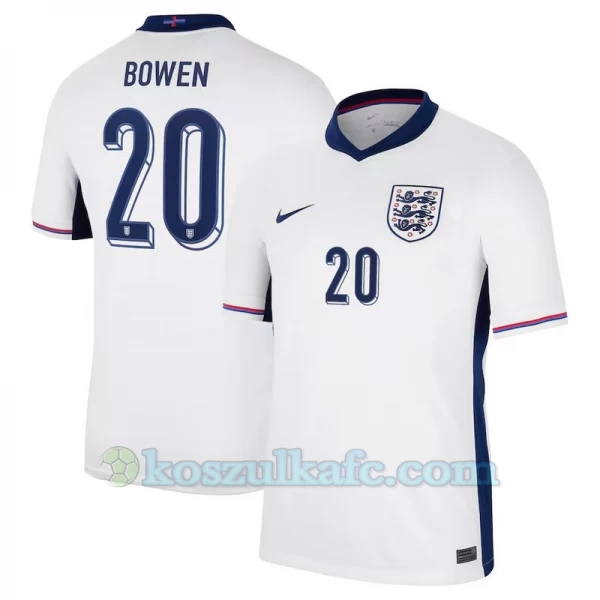 Koszulka Piłkarska Bowen #20 Anglia Mistrzostwa Europy 2024 Domowa Męska