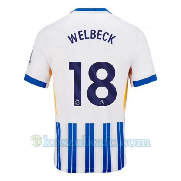 Koszulka Piłkarska Brighton Hove Albion Welbeck #18 2024-25 Domowa Męska