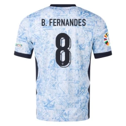 Koszulka Piłkarska Bruno Fernandes #8 Portugalia Mistrzostwa Europy 2024 Wyjazdowa Męska