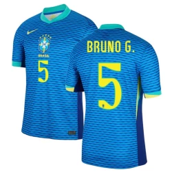 Koszulka Piłkarska Bruno G. #5 Brazylia Copa America 2024 Wyjazdowa Męska