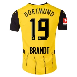 Koszulka Piłkarska BVB Borussia Dortmund Brandt #19 2024-25 Domowa Męska