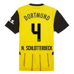 Koszulka Piłkarska BVB Borussia Dortmund N. Schlotterbeck #4 2024-25 Domowa Męska
