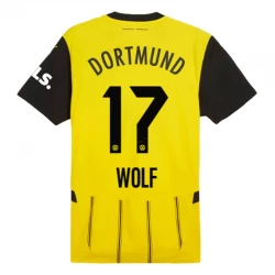 Koszulka Piłkarska BVB Borussia Dortmund Wolf #17 2024-25 Domowa Męska