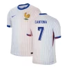 Koszulka Piłkarska Cantona #7 Francja Mistrzostwa Europy 2024 Wyjazdowa Męska