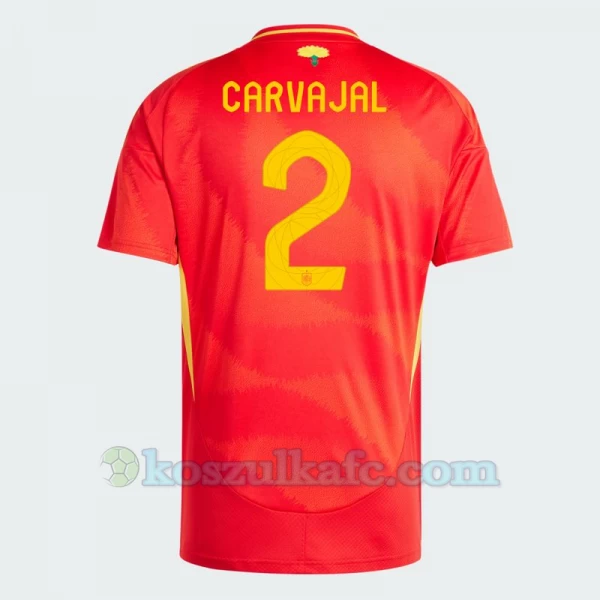 Koszulka Piłkarska Carvajal #2 Hiszpania Mistrzostwa Europy 2024 Domowa Męska