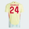 Koszulka Piłkarska Carvajal #2 Hiszpania Mistrzostwa Europy 2024 Wyjazdowa Męska