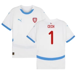 Koszulka Piłkarska Cech #1 Republika Czeska Mistrzostwa Europy 2024 Wyjazdowa Męska
