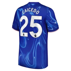 Koszulka Piłkarska Chelsea FC Moisés Caicedo #25 2024-25 Domowa Męska