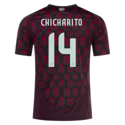 Koszulka Piłkarska Chicharito #14 Meksyk Copa America 2024 Domowa Męska