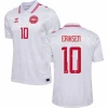 Koszulka Piłkarska Christian Eriksen #10 Dania Mistrzostwa Europy 2024 Wyjazdowa Męska