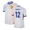 Koszulka Piłkarska Christopher Nkunku #12 Francja Mistrzostwa Europy 2024 Wyjazdowa Męska