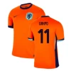Koszulka Piłkarska Cody Gakpo #11 Holandia Mistrzostwa Europy 2024 Domowa Męska