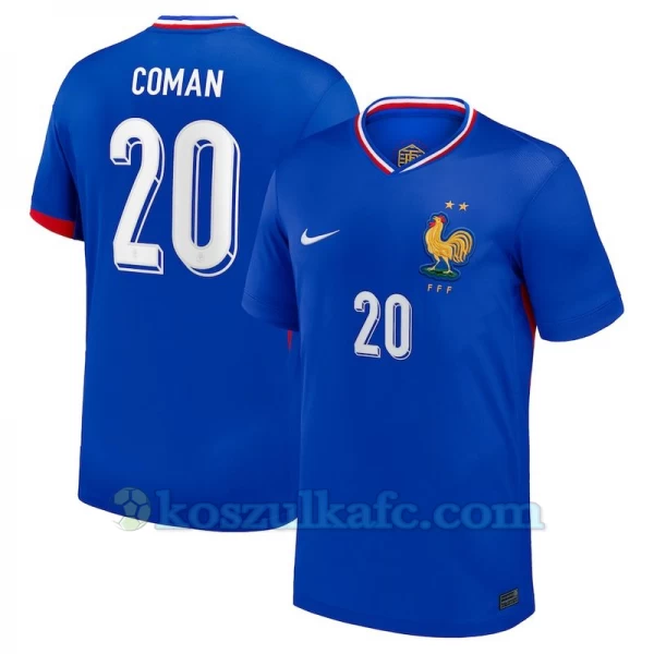 Koszulka Piłkarska Coman #20 Francja Mistrzostwa Europy 2024 Domowa Męska