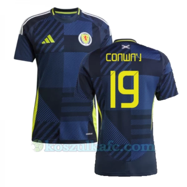 Koszulka Piłkarska Conway #19 Szkocja Mistrzostwa Europy 2024 Domowa Męska