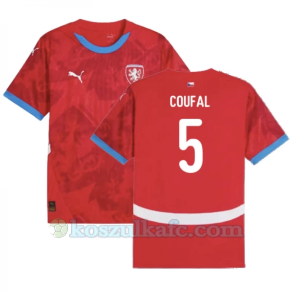 Koszulka Piłkarska Coufal #5 Republika Czeska Mistrzostwa Europy 2024 Domowa Męska