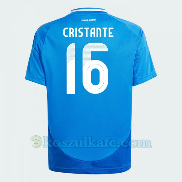 Koszulka Piłkarska Cristante #16 Włochy Mistrzostwa Europy 2024 Domowa Męska