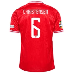 Koszulka Piłkarska Dania Christensen #6 2024 Domowa Męska