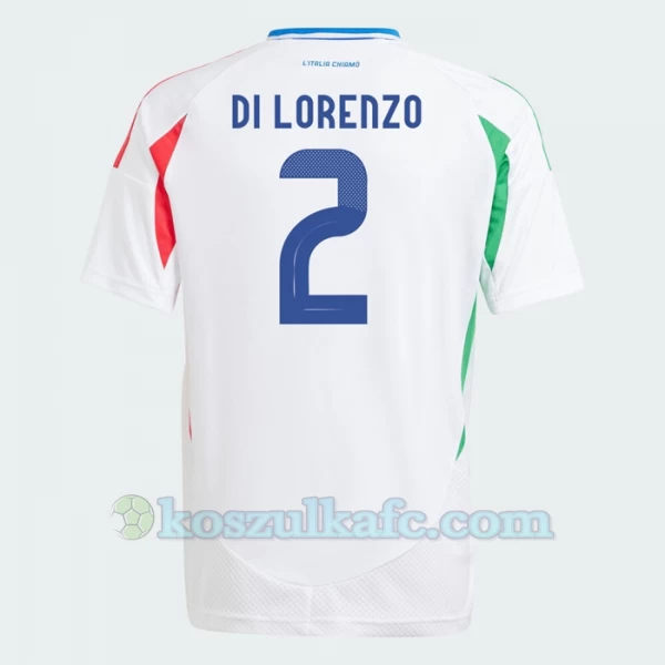Koszulka Piłkarska Di Lorenzo #2 Włochy Mistrzostwa Europy 2024 Wyjazdowa Męska
