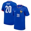 Koszulka Piłkarska Diaby #20 Francja Mistrzostwa Europy 2024 Domowa Męska