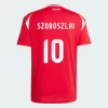 Koszulka Piłkarska Dominik Szoboszlai #10 Węgry Mistrzostwa Europy 2024 Domowa Męska