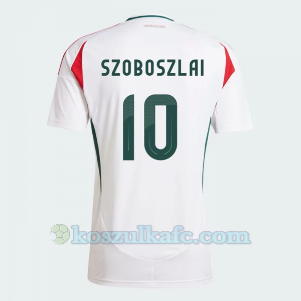 Koszulka Piłkarska Dominik Szoboszlai #10 Węgry Mistrzostwa Europy 2024 Wyjazdowa Męska