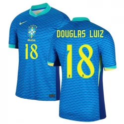 Koszulka Piłkarska Douglas Luiz #18 Brazylia Copa America 2024 Wyjazdowa Męska