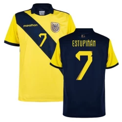 Koszulka Piłkarska Estupinan #7 Ekwador Copa America 2024 Domowa Męska