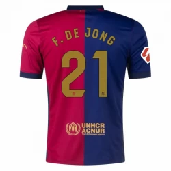 Koszulka Piłkarska FC Barcelona Frenkie de Jong #21 2024-25 Domowa Męska