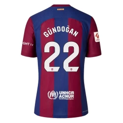 Koszulka Piłkarska FC Barcelona İlkay Gündoğan #22 2023-24 Domowa Męska
