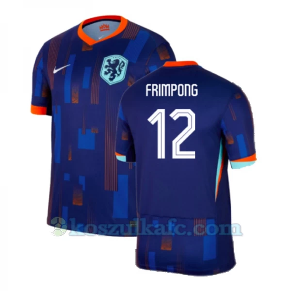 Koszulka Piłkarska Frimpong #12 Holandia Mistrzostwa Europy 2024 Wyjazdowa Męska