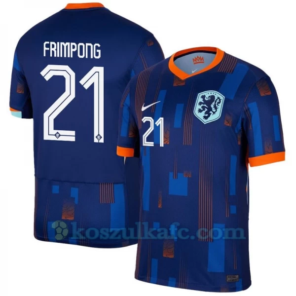 Koszulka Piłkarska Frimpong #21 Holandia Mistrzostwa Europy 2024 Wyjazdowa Męska