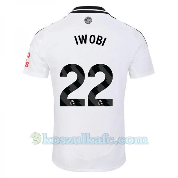 Koszulka Piłkarska Fulham FC Iwobi #22 2024-25 Domowa Męska