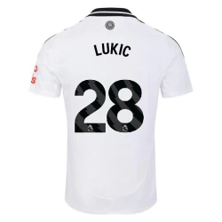 Koszulka Piłkarska Fulham FC Lukic #28 2024-25 Domowa Męska