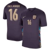Koszulka Piłkarska Gallagher #16 Anglia Mistrzostwa Europy 2024 Wyjazdowa Męska