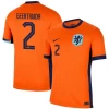 Koszulka Piłkarska Geertruida #2 Holandia Mistrzostwa Europy 2024 Domowa Męska