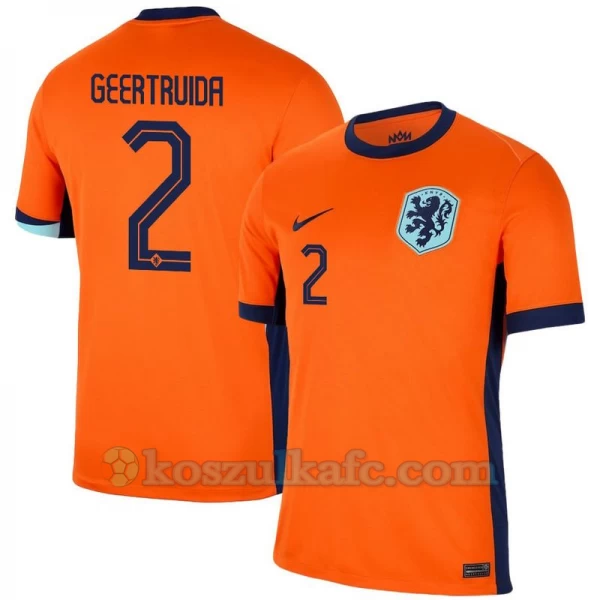 Koszulka Piłkarska Geertruida #2 Holandia Mistrzostwa Europy 2024 Domowa Męska